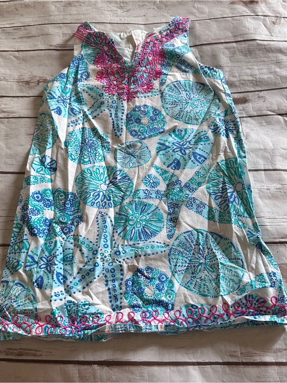 Lilly Pulitzer target sand dollar dress vguc 6y